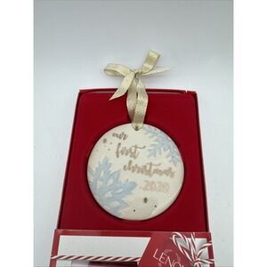 Lenox 2020 Our First Christmas Ornament 890782 NEW IN BOX